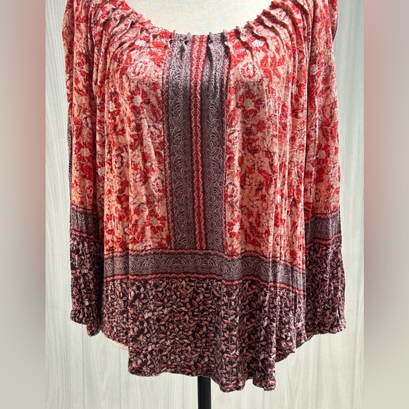 Lucky Brand peasant top size medium - Picture 3 of 12